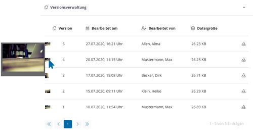 Versionsverwaltung im Dokumentenmanagement